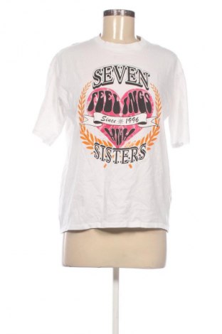 Damen T-Shirt Seven Sisters, Größe XS, Farbe Weiß, Preis € 6,99