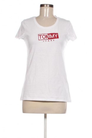 Damen T-Shirt Tommy Jeans, Größe M, Farbe Weiß, Preis 46,72 €