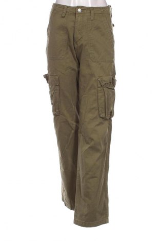 Damskie spodnie Stradivarius, Rozmiar S, Kolor Zielony, Cena 21,68 zł