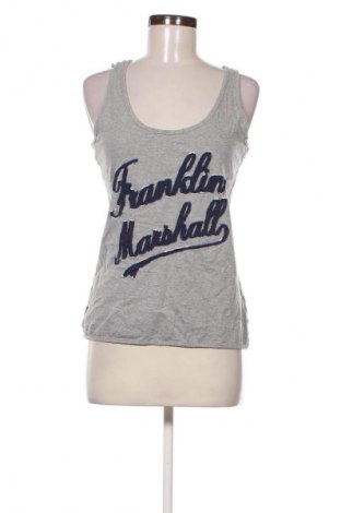 Tricou de damă Franklin & Marshall, Mărime L, Culoare Gri, Preț 32,89 Lei