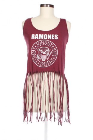 Tricou de damă Ramones, Mărime M, Culoare Roșu, Preț 44,89 Lei