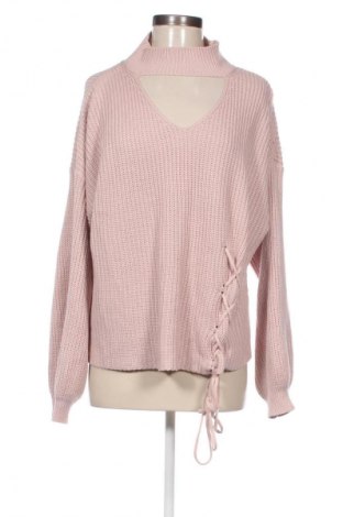 Damski sweter SHEIN, Rozmiar 3XL, Kolor Popielaty róż, Cena 37,24 zł