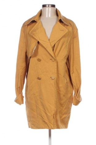 Damen Trenchcoat, Größe L, Farbe Gelb, Preis 25,99 €