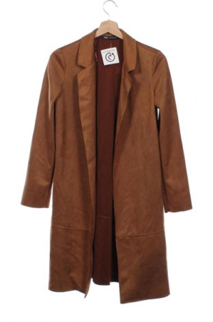 Дамски шлифер Zara, Размер XS, Цвят Кафяв, Цена 22,99 лв.