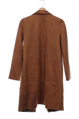 Дамски шлифер Zara, Размер XS, Цвят Кафяв, Цена 22,99 лв.