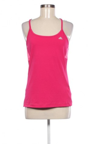 Γυναίκειο αθλητικό τοπ Adidas, Μέγεθος M, Χρώμα Ρόζ , Τιμή 14,99 €