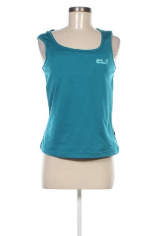 Damen Sporttop Jack Wolfskin, Größe M, Farbe Blau, Preis 23,99 €