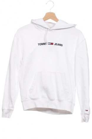 Дамски суичър Tommy Jeans, Размер XS, Цвят Бял, Цена 184,30 лв.