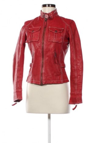 Damen Lederjacke, Größe S, Farbe Rot, Preis 49,62 €