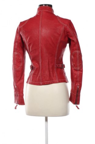 Damen Lederjacke, Größe S, Farbe Rot, Preis 49,62 €