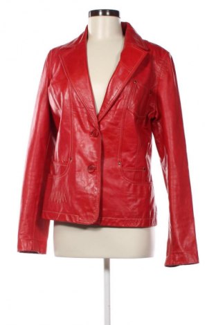 Damen Lederjacke, Größe L, Farbe Rot, Preis 61,38 €