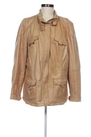 Damen Lederjacke Eddie Bauer, Größe XXL, Farbe Beige, Preis € 61,99