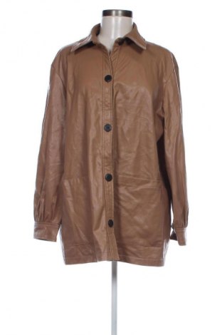 Damen Lederjacke Zara, Größe L, Farbe Braun, Preis € 21,00