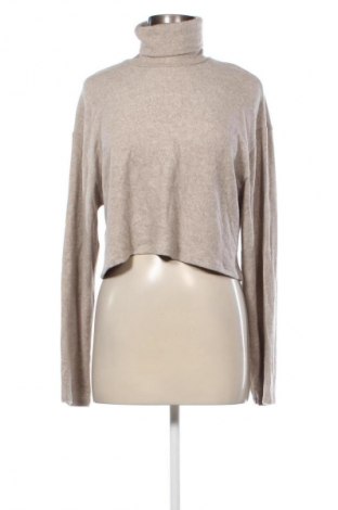 Damen Rollkragen Pull&Bear, Größe M, Farbe Beige, Preis 6,99 €