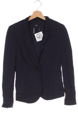 Damen Blazer S.Oliver Black Label, Größe XS, Farbe Blau, Preis 32,99 €