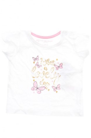 Kinder Shirt Primark, Größe 3-6m/ 62-68 cm, Farbe Weiß, Preis 4,99 €