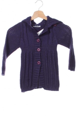 Kinder Strickjacke, Größe 4-5y/ 110-116 cm, Farbe Lila, Preis 6,24 €