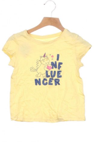 Kinder T-Shirt Tex, Größe 4-5y/ 110-116 cm, Farbe Gelb, Preis 3,99 €