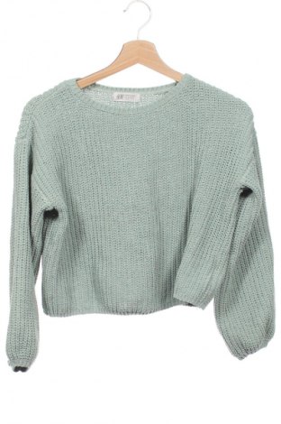 Kinderpullover H&M, Größe 8-9y/ 134-140 cm, Farbe Grün, Preis 6,99 €