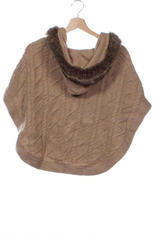 Poncho pentru copii Massimo Dutti, Mărime 11-12y/ 152-158 cm, Culoare Maro, Preț 111,99 Lei