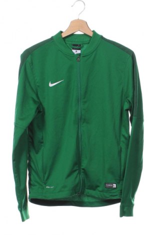 Детско спортно горнище Nike, Размер 14-15y/ 168-170 см, Цвят Зелен, Цена 34,99 лв.