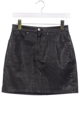 Bőrszoknya H&M Divided, Méret XS, Szín Fekete, Ár 3 800 Ft