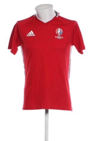 Męski T-shirt Adidas, Rozmiar M, Kolor Czerwony, Cena 88,99 zł