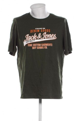 Ανδρικό t-shirt Jack & Jones, Μέγεθος XXL, Χρώμα Πράσινο, Τιμή 11,99 €