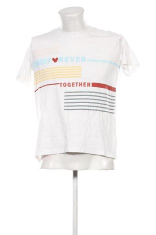 Ανδρικό t-shirt S.Oliver, Μέγεθος M, Χρώμα Λευκό, Τιμή 8,00 €