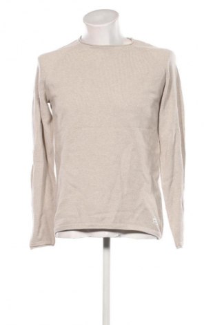 Herrenpullover Jack & Jones, Größe L, Farbe Beige, Preis 28,99 €