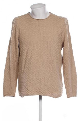 Herrenpullover John Baner, Größe XL, Farbe Beige, Preis € 16,99