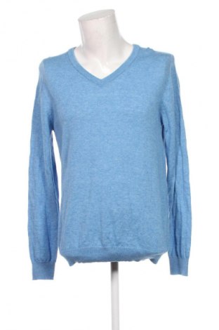 Herrenpullover John Cabot, Größe L, Farbe Blau, Preis 16,99 €