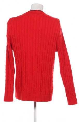 Herrenpullover Tommy Jeans, Größe M, Farbe Rot, Preis 83,20 €