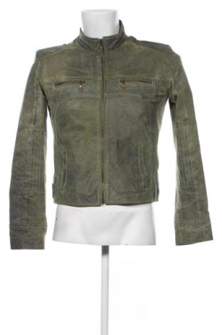 Herren Lederjacke, Größe M, Farbe Grün, Preis € 54,71