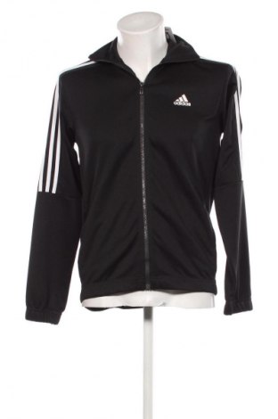 Ανδρική αθλητική ζακέτα Adidas, Μέγεθος M, Χρώμα Μαύρο, Τιμή 26,99 €