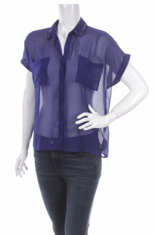 Γυναικείο πουκάμισο Forever 21, Μέγεθος S, Χρώμα Μπλέ, Τιμή 10,52 €