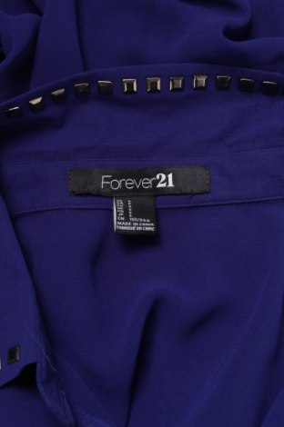 Γυναικείο πουκάμισο Forever 21, Μέγεθος S, Χρώμα Μπλέ, Τιμή 10,52 €