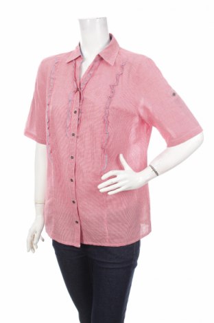 Γυναικείο πουκάμισο Nkd, Μέγεθος L, Χρώμα Κόκκινο, Τιμή 11,13 €
