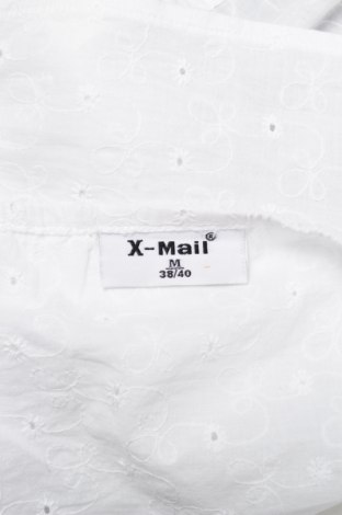 Γυναικείο πουκάμισο X-Mail, Μέγεθος M, Χρώμα Λευκό, Τιμή 9,28 €