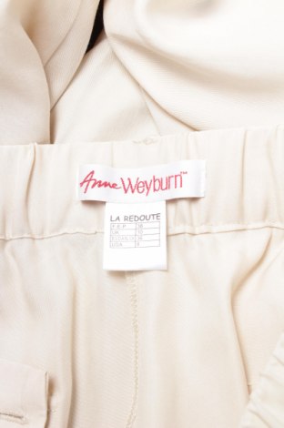 Дамски панталон Anne Weyburn, Размер S, Цвят Бежов, Цена 31,00 лв.