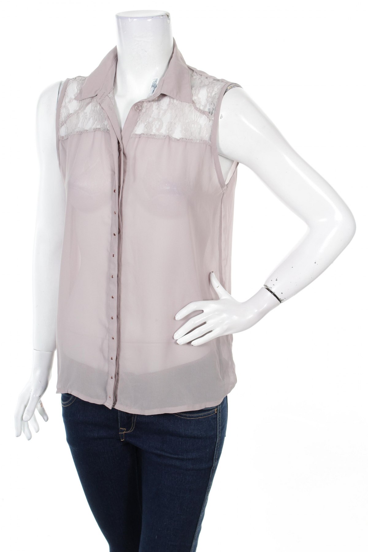 Γυναικείο πουκάμισο, Μέγεθος M, Χρώμα  Μπέζ, Τιμή 11,13 €