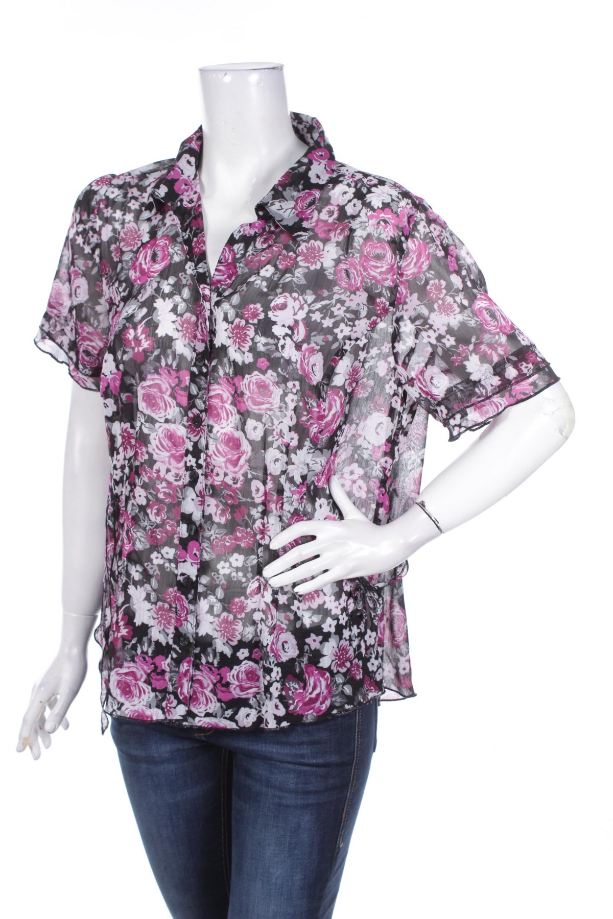Γυναικείο πουκάμισο Canda, Μέγεθος L, Χρώμα Πολύχρωμο, Τιμή 10,52 €