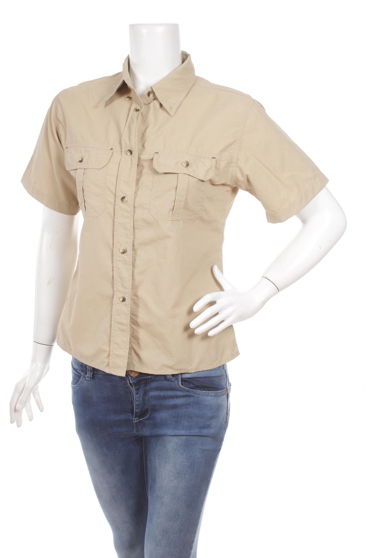 Γυναικείο πουκάμισο Crane, Μέγεθος M, Χρώμα  Μπέζ, Τιμή 9,28 €