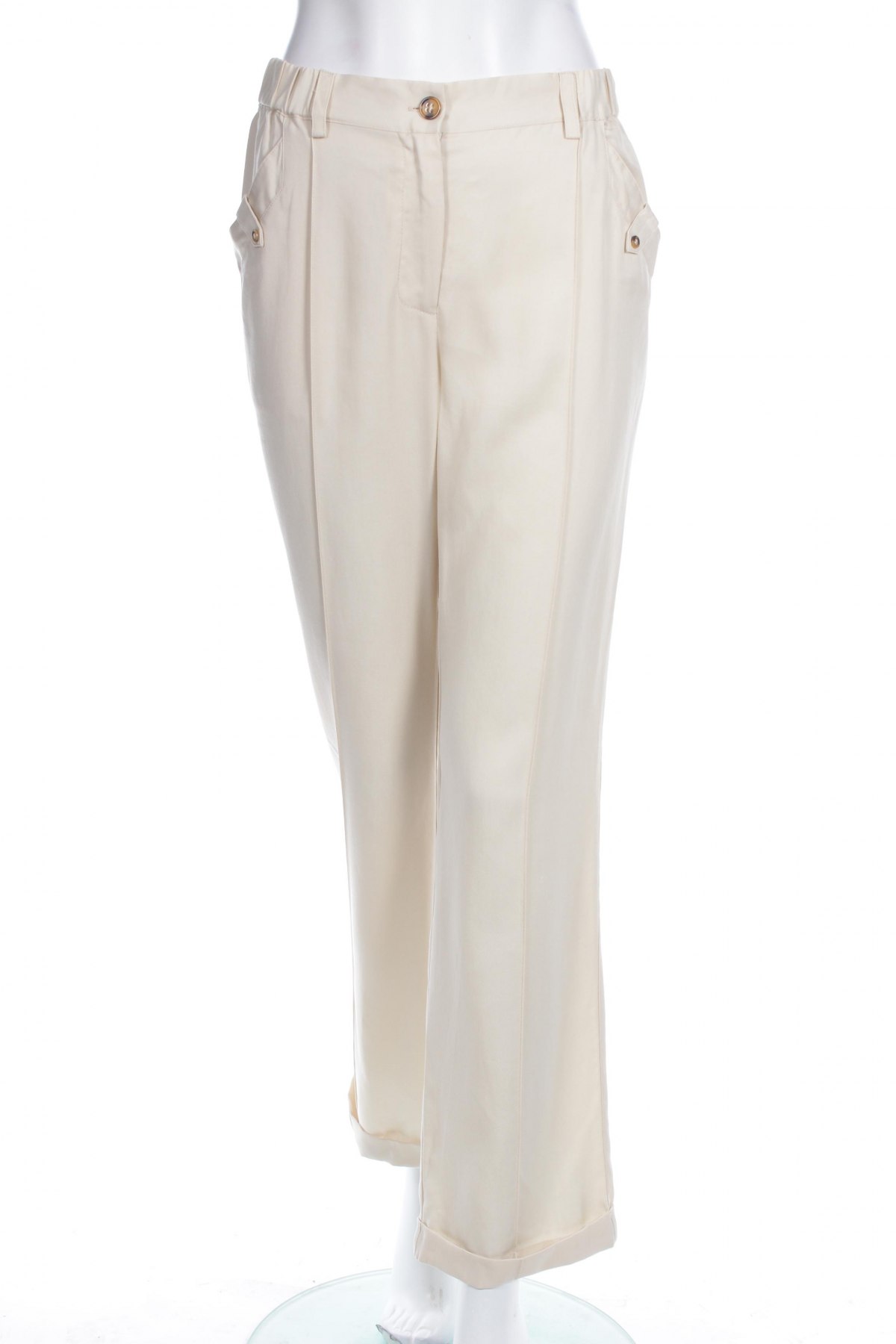 Дамски панталон Anne Weyburn, Размер S, Цвят Бежов, Цена 31,00 лв.