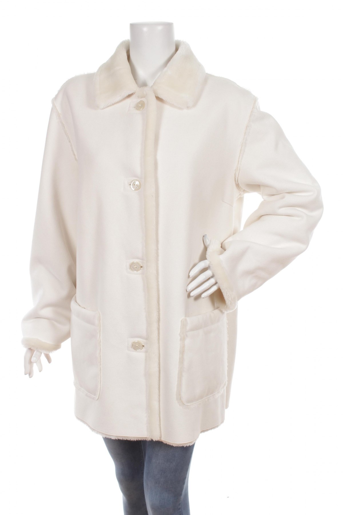 Дамско палто Lucia, Размер XL, Цвят Бял, Цена 27,60 лв.