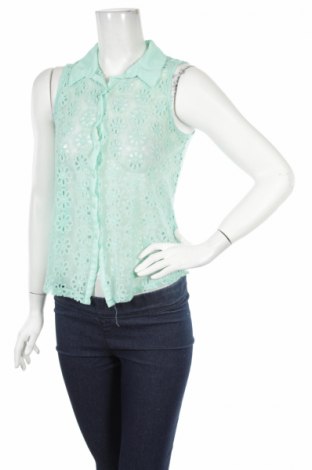 Γυναικείο πουκάμισο Candie's, Μέγεθος L, Χρώμα Πράσινο, Τιμή 9,90 €