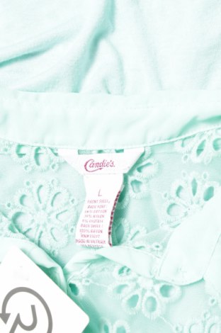 Γυναικείο πουκάμισο Candie's, Μέγεθος L, Χρώμα Πράσινο, Τιμή 9,90 €