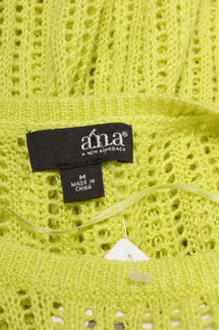 Дамски пуловер A.N.A., Размер M, Цвят Зелен, Цена 4,75 лв.