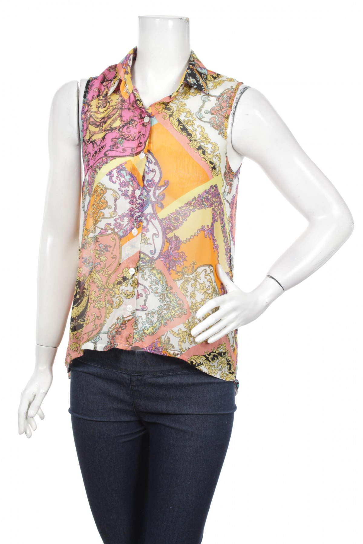 Γυναικείο πουκάμισο Amisu, Μέγεθος S, Χρώμα Πολύχρωμο, Τιμή 9,28 €