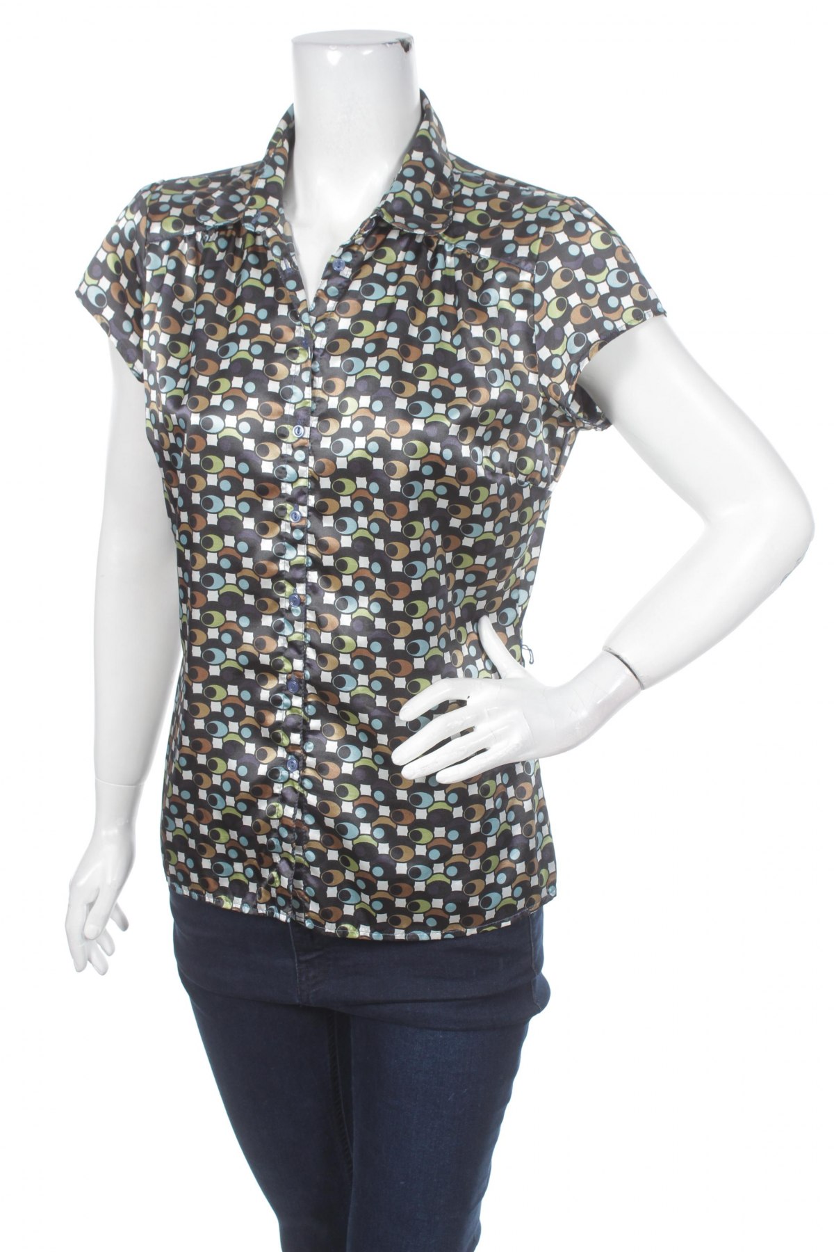 Γυναικείο πουκάμισο Lindex, Μέγεθος S, Χρώμα Πολύχρωμο, Τιμή 9,28 €
